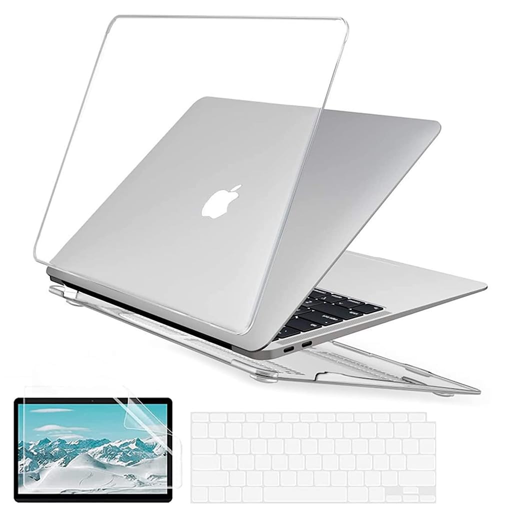 ZORBES Laptop Case with TPU Keyboard Cover & Screen Protector Laptop Cover Compatible with MacBook Air 13.3 inch Case 2022 2021-2018 M1 A2337 A2179 A1932 with Retina Display Touch ID ZORBES Laptop Case with TPU Keyboard Cover & Screen Protector Laptop Cover Compatible with MacBook Air 13.3 inch Case 2022 2021-2018 M1 A2337 A2179 A1932 with Retina Display Touch ID